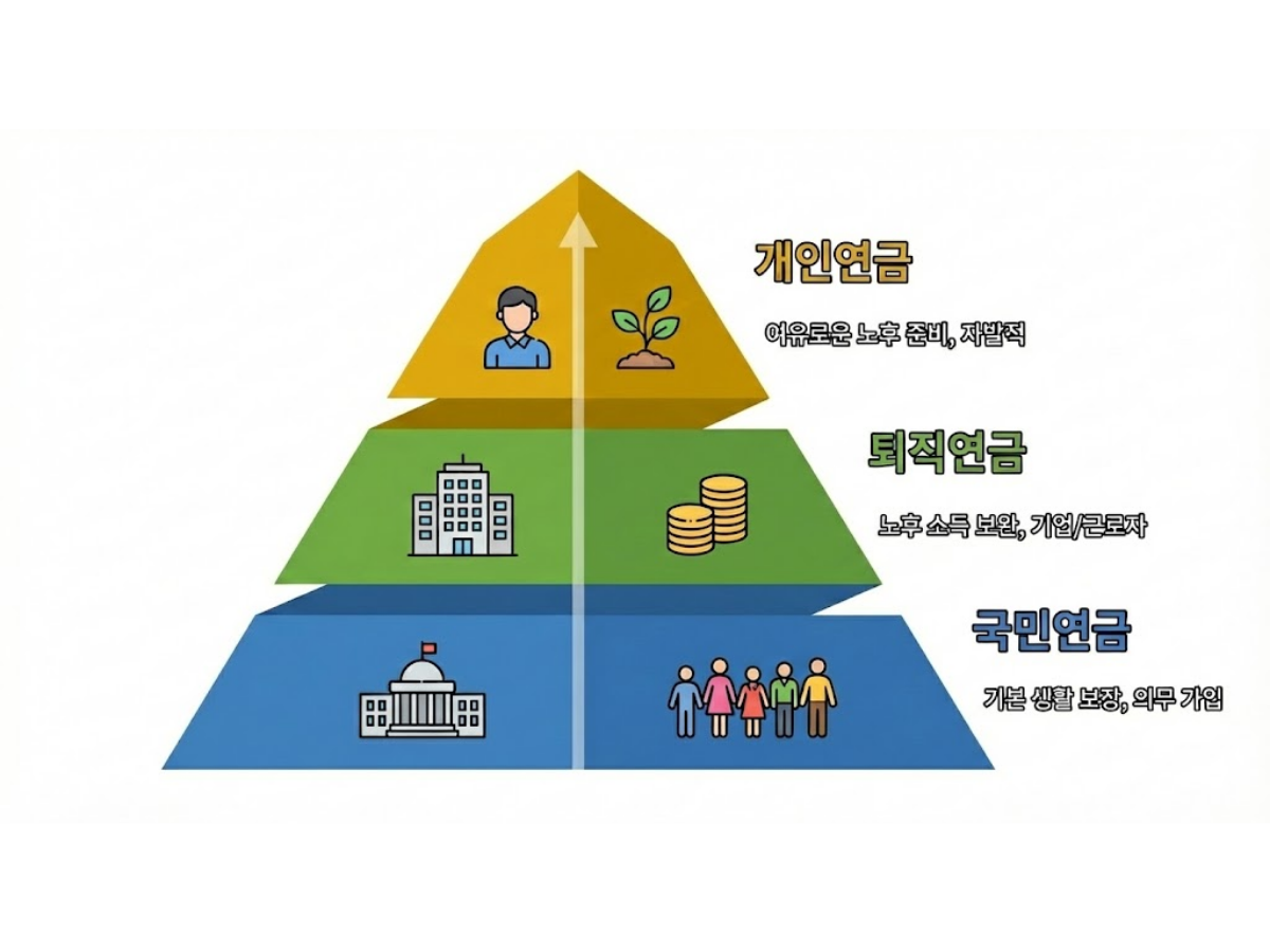 국민연금과 함께 챙겨야 할 '3층 연금' 시스템