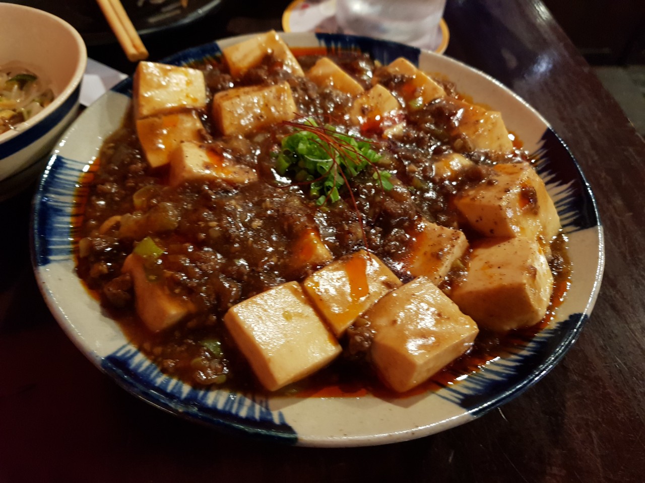 호치민 빈탄군 일본식 중화요리 전문점 CHU-KA 77 - 마파두부(Mapo Tofu)