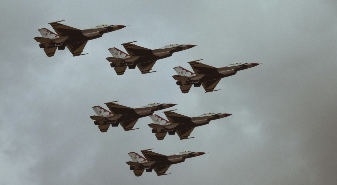 현충일 행사 중 공군