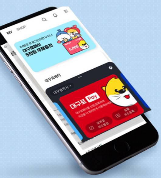 대구로페이 충전, 잔액조회