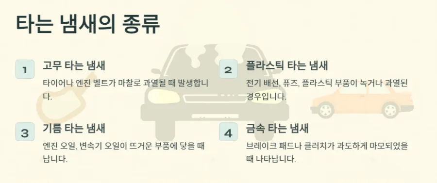 타는-냄새종류