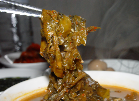 무청 시래기 찜