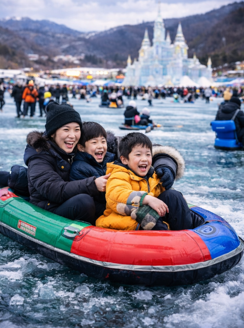 산천어축제 얼음낚시 현장접수
