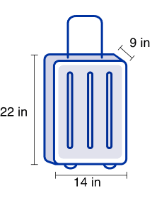 유나이티드 항공 기내용 캐리어