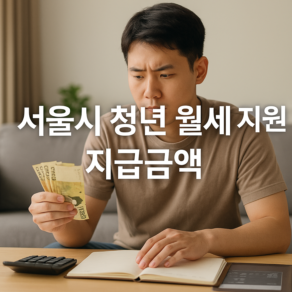 서울시 청년 월세 지원 지급금액 상세 안내 (2025)