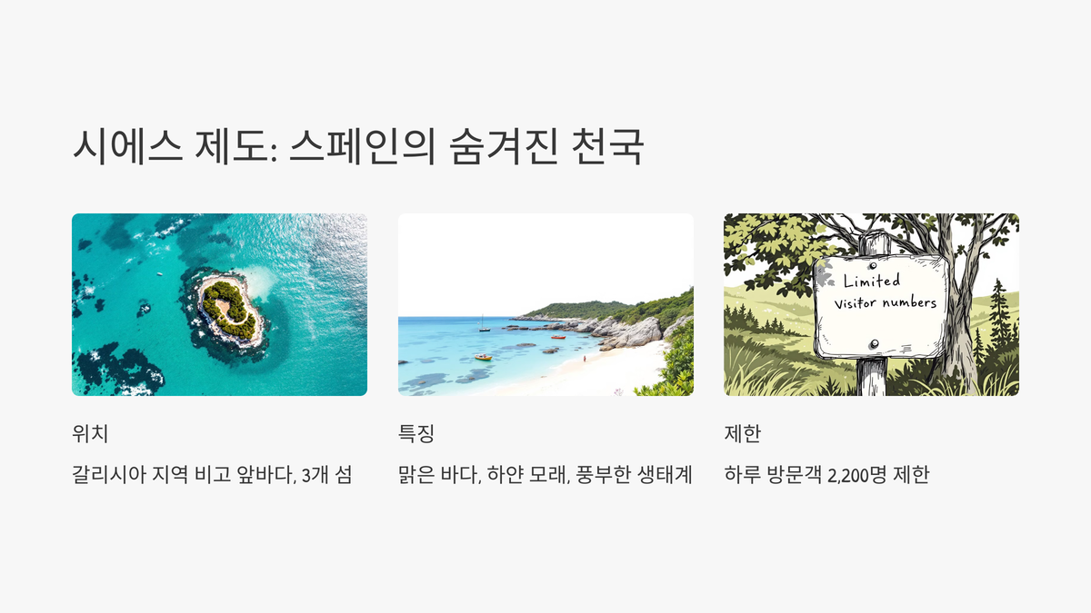 시에스 제도 여행 정보