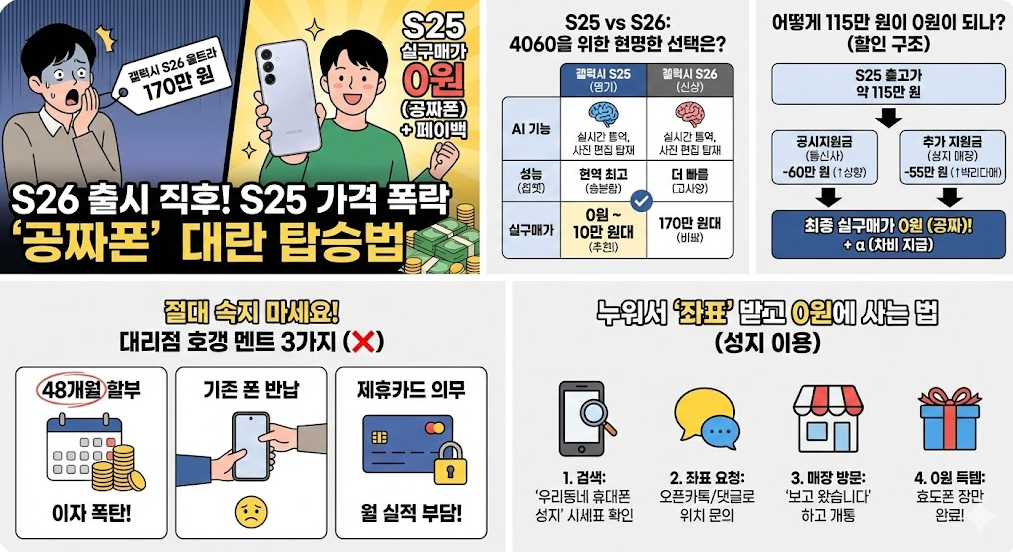 갤럭시 S26 vs 갤럭시 S25