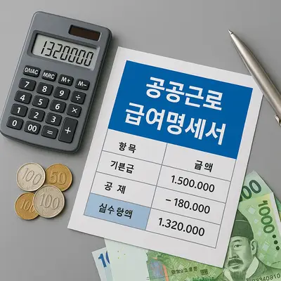 공공근로 월급 완벽 가이드 ❘ 시급부터 실수령액까지 한 번에 알아보기