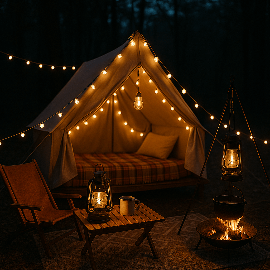 감성캠핑 소품, 작은 변화가 분위기를 바꾼다