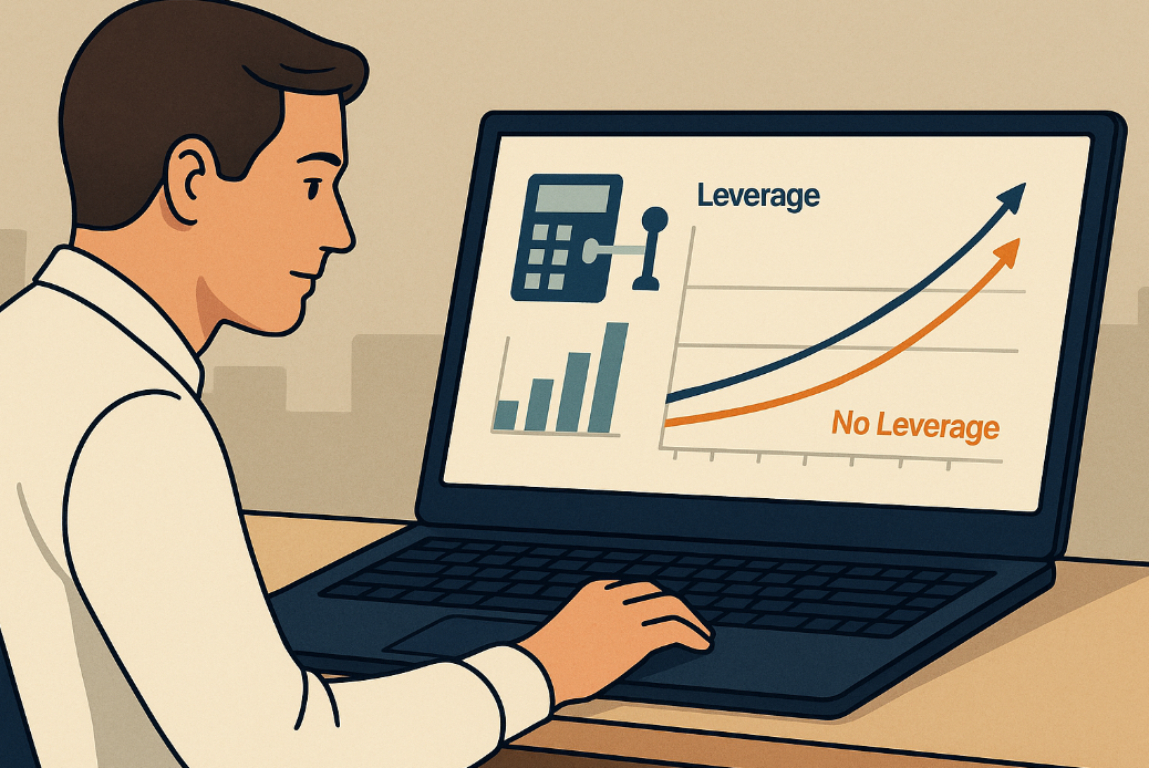 레버리징 시뮬레이션 서비스로 투자 시나리오 분석 제공
