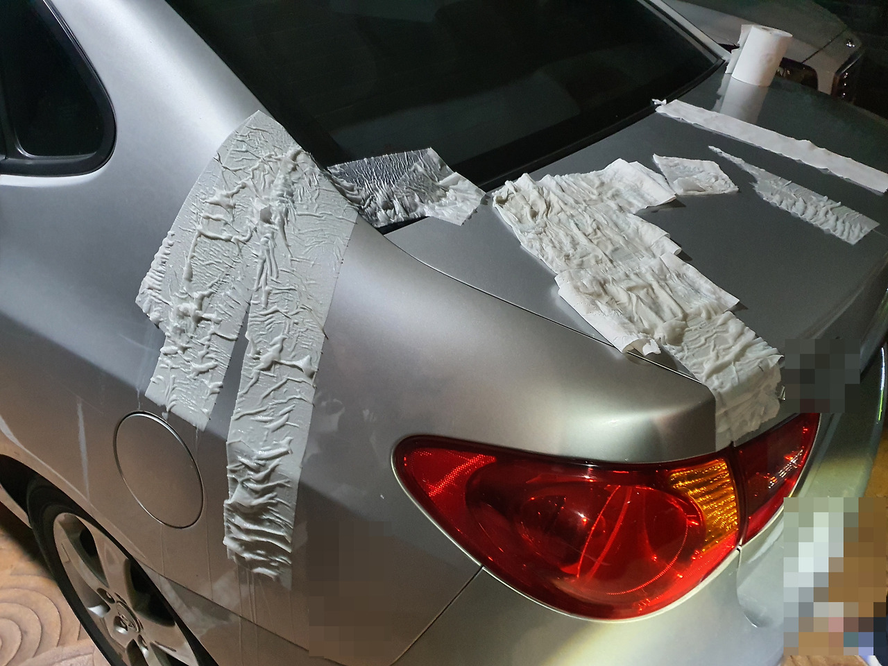 차에 시멘트 석회물 떨어졌을 때 없애는 법4