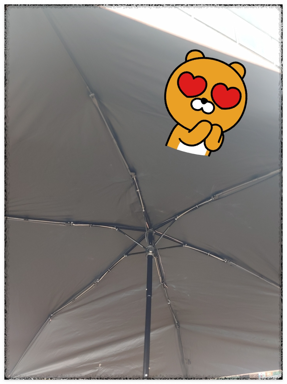 청운효자동-주민센터에서-고친-분홍색-3단-양우산