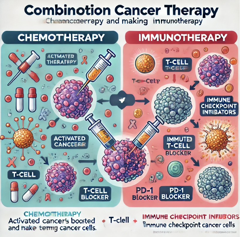 항암화학요법과 면역항암치료 병용