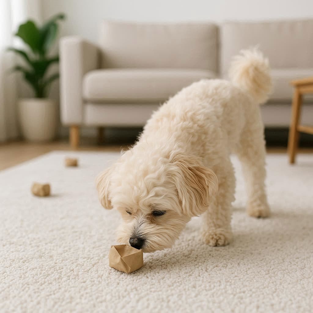 노즈워크를-하는-강아지