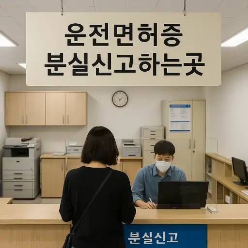 운전면허증 분실신고하는곳
