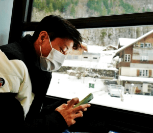 스위스 여행 중인 황의조