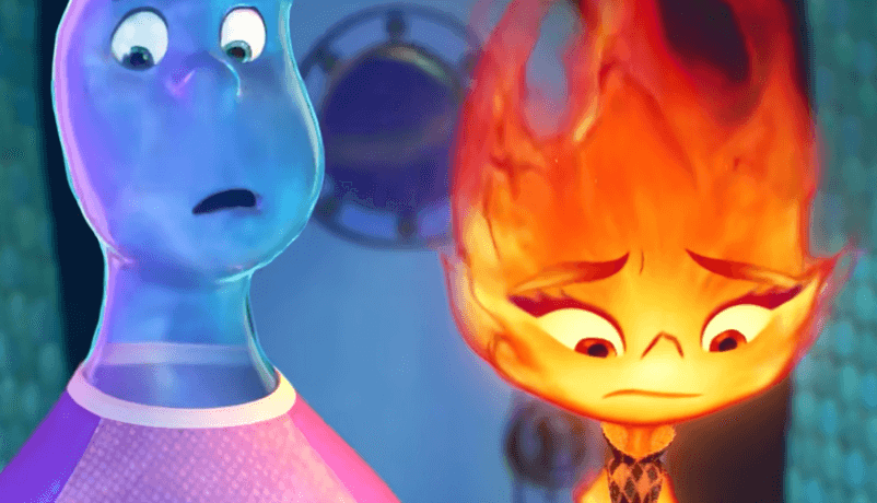 엘리멘탈 영화의 한 장면