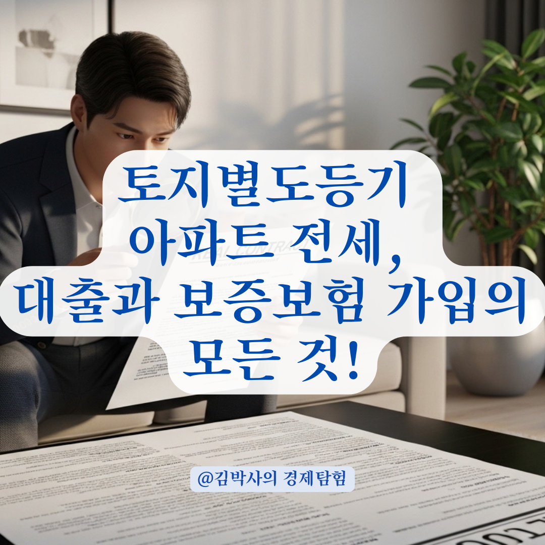 토지별도등기 아파트 전세대출과 보증보험 가입 가능 여부 확인법!