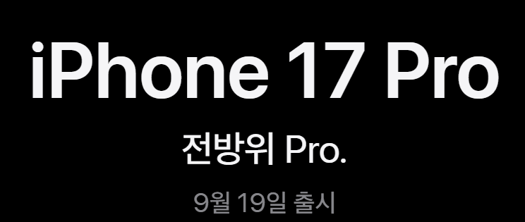 아이폰17출시