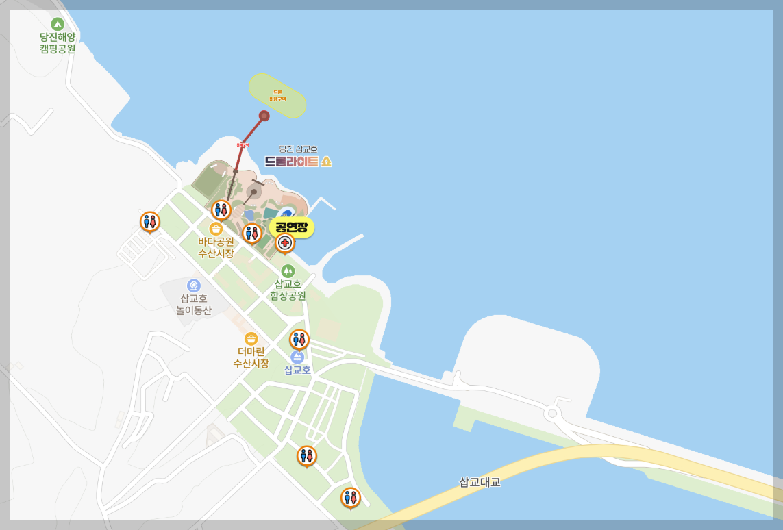 당진 삽교호 드론 하이트 쇼