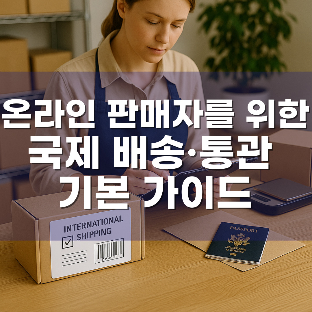 온라인 판매자를 위한 국제 배송·통관 기본 가이드