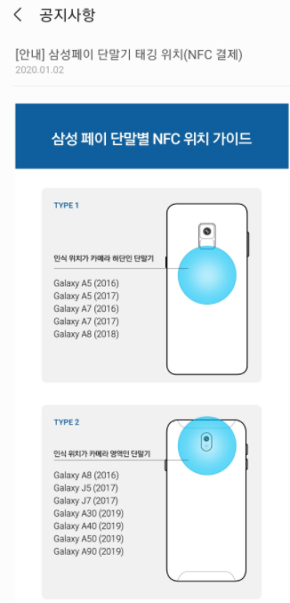 스마트폰 교통카드 사용법