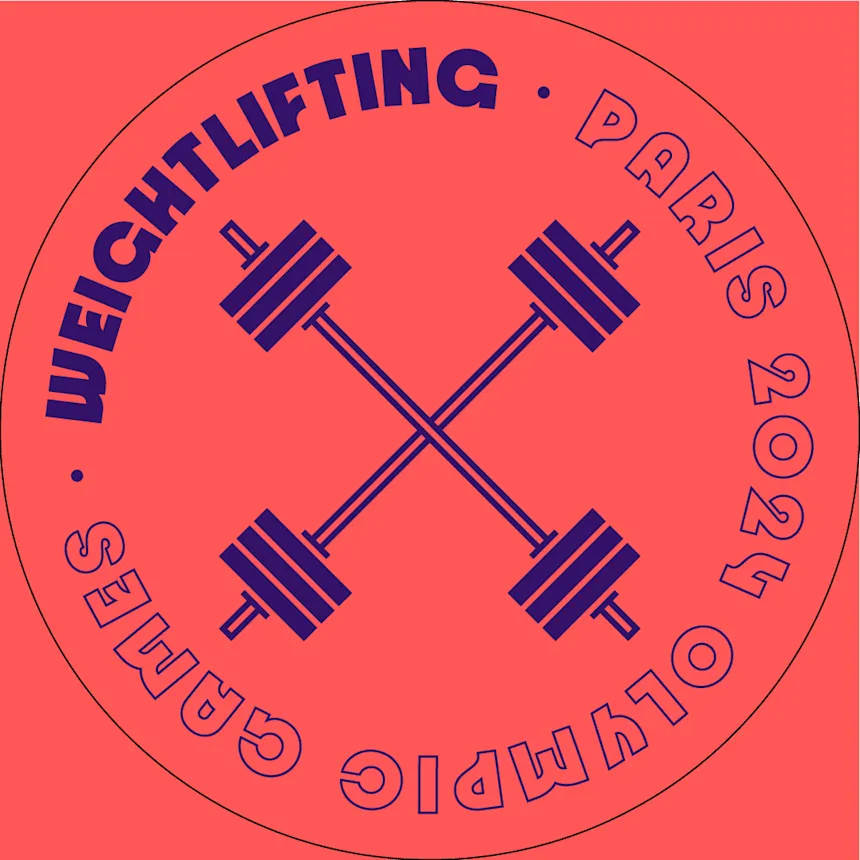 파리올림픽 역도 픽토그램