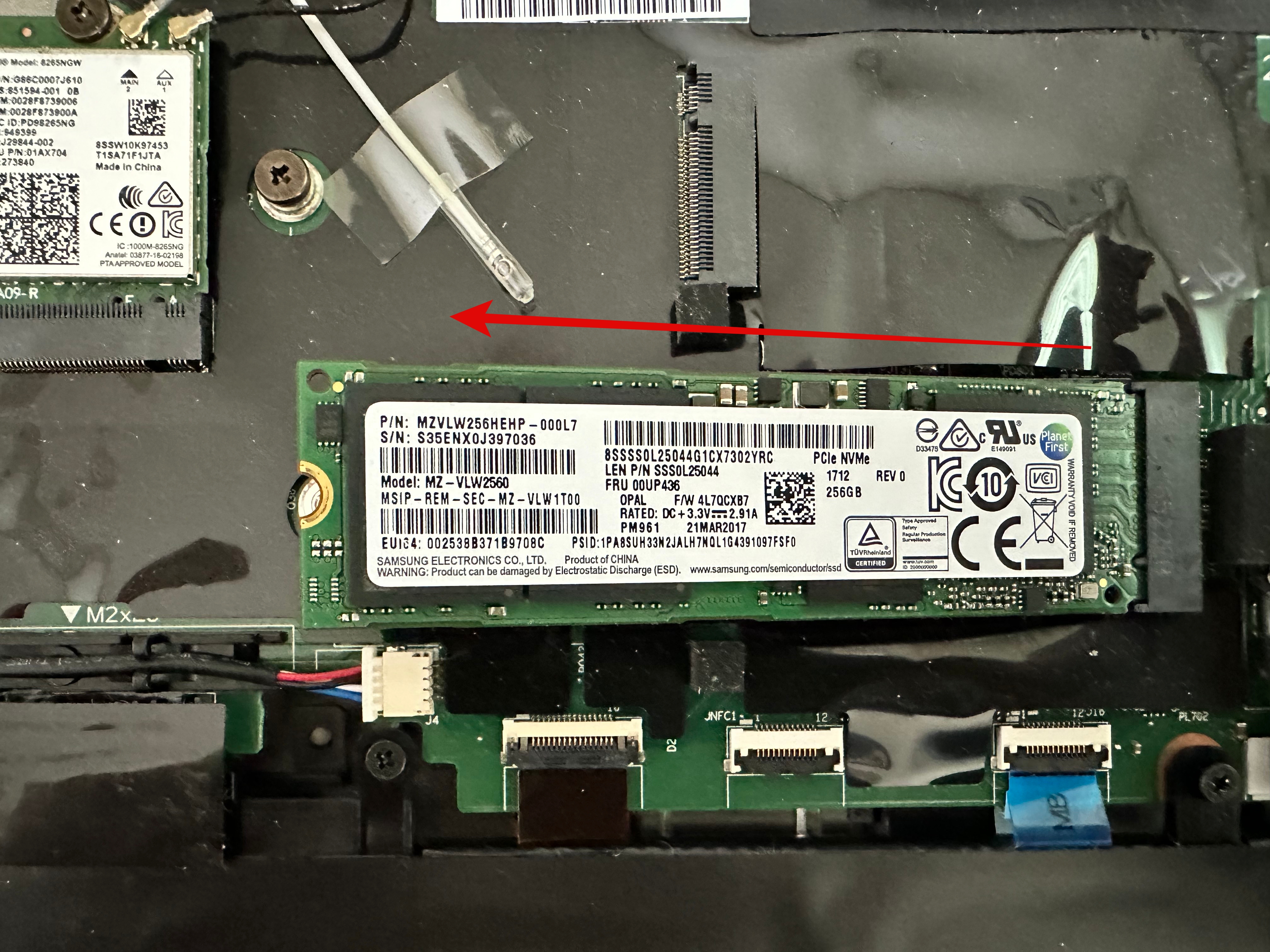 레노버 T470s SSD 교체
