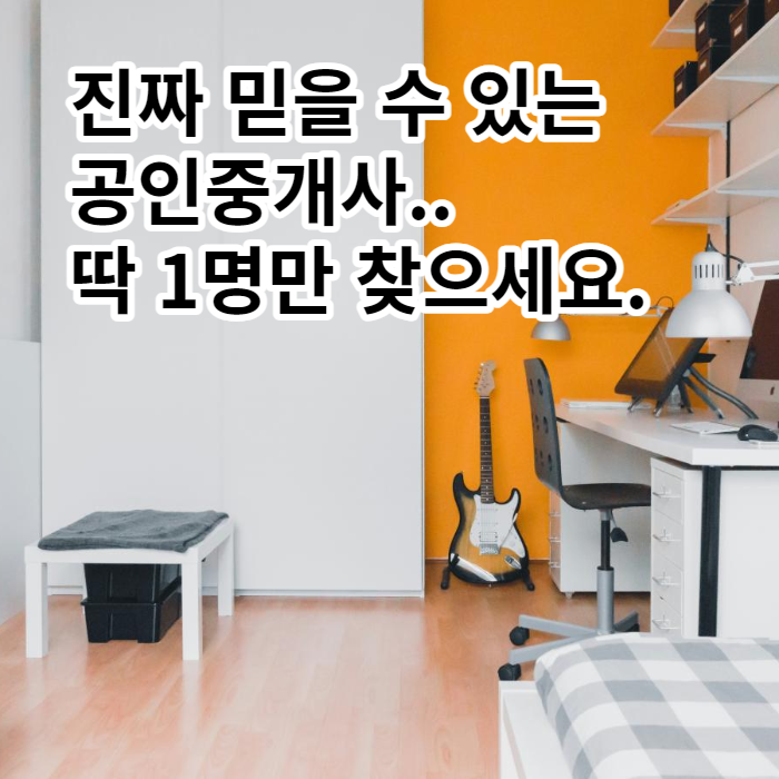 믿을수있는공인중개사를찾아라