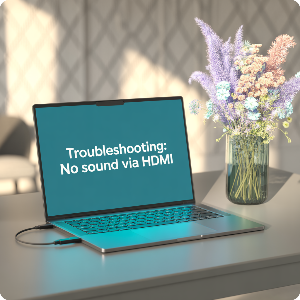 노트북 HDMI 연결 시 소리 안 나오는 이유와 해결법 이미지