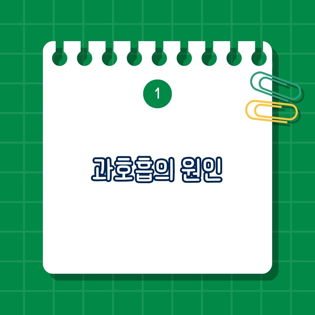 과호흡 원인
