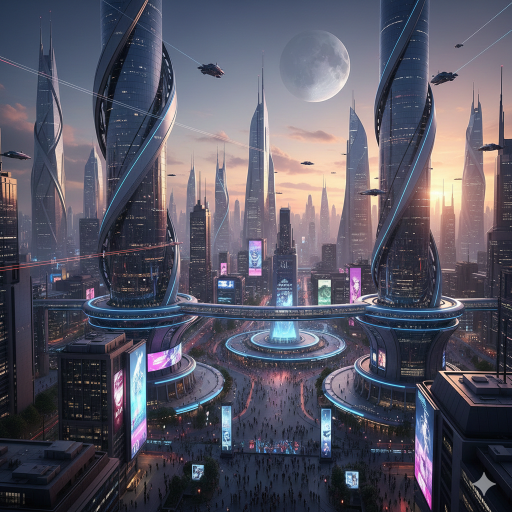 미래 AI 시대 사진