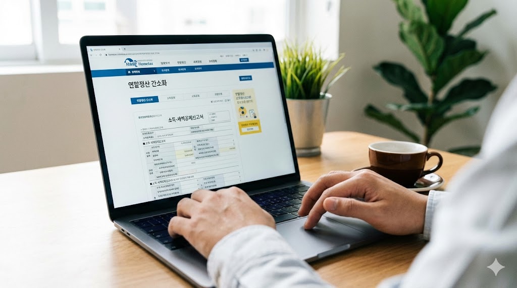 국세청 연말정산 신고하기