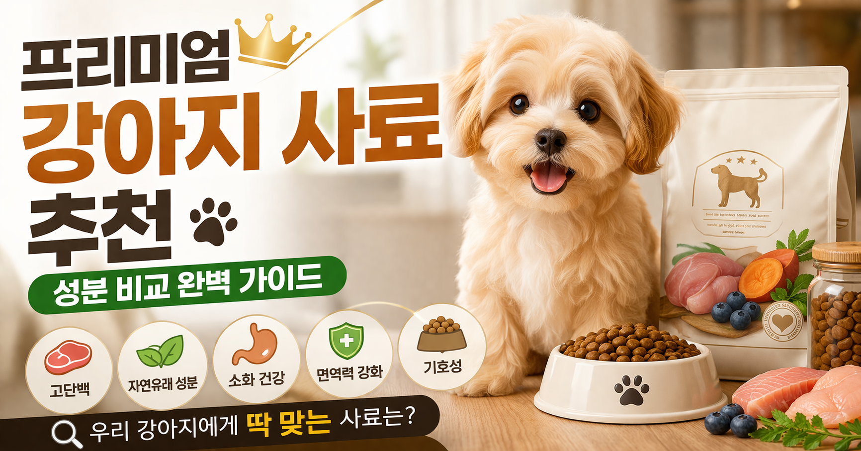강아지 사료