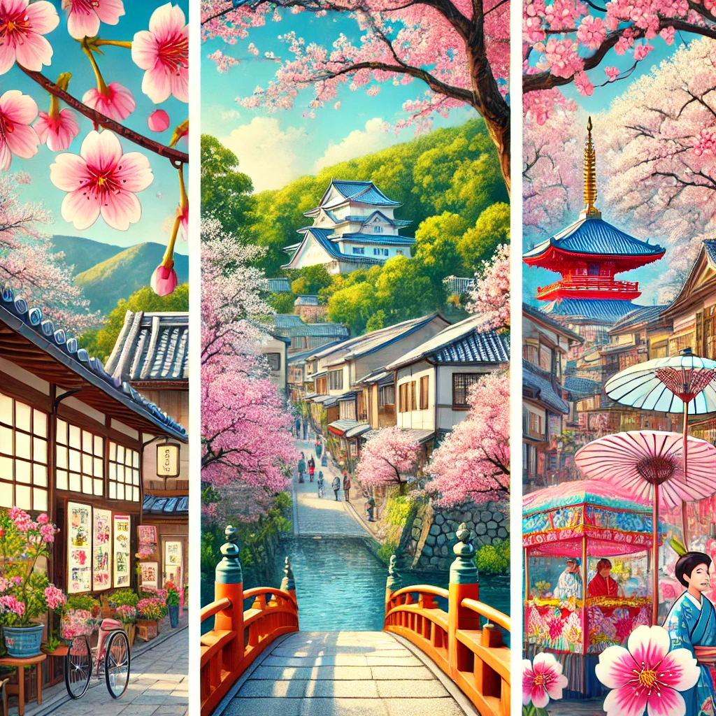 일본의 봄 이미지