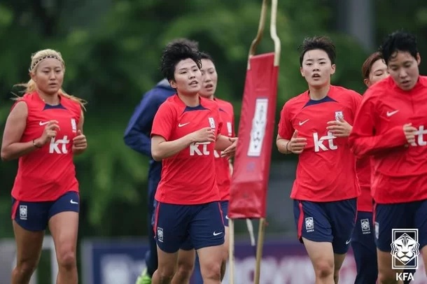 여자축구대표팀 월드컵 출정식식