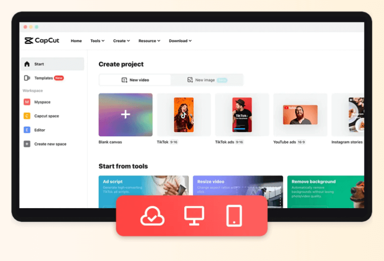 캡컷(CapCut) 사용방법 무료다운로드