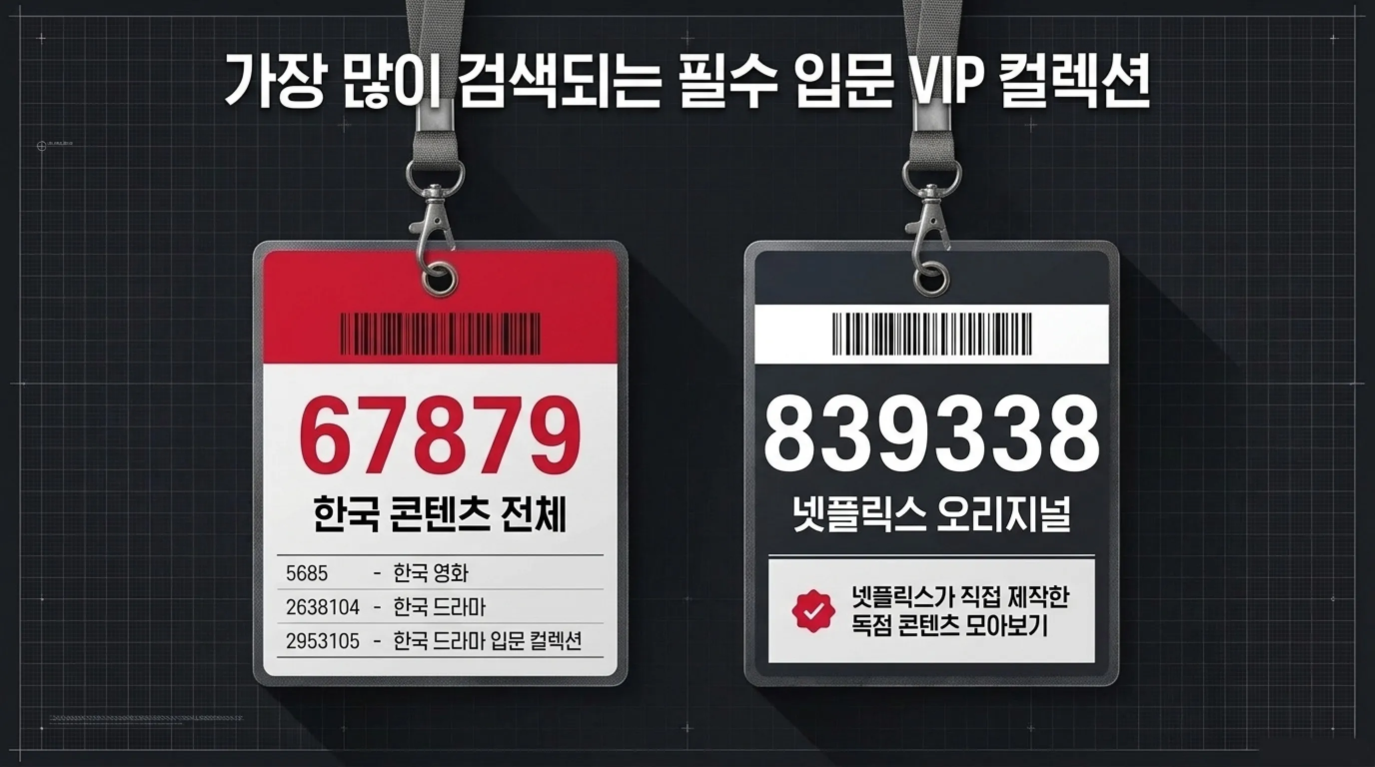 넷플릭스 카테고리 코드 총정리 (장르별 숨은 콘텐츠 찾는 방법)