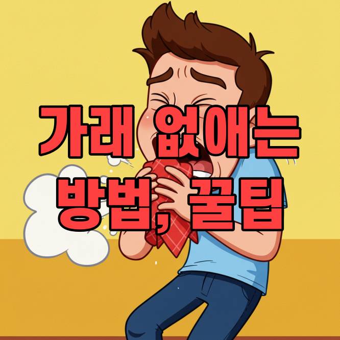 가래 없애는 방법 꿀팁