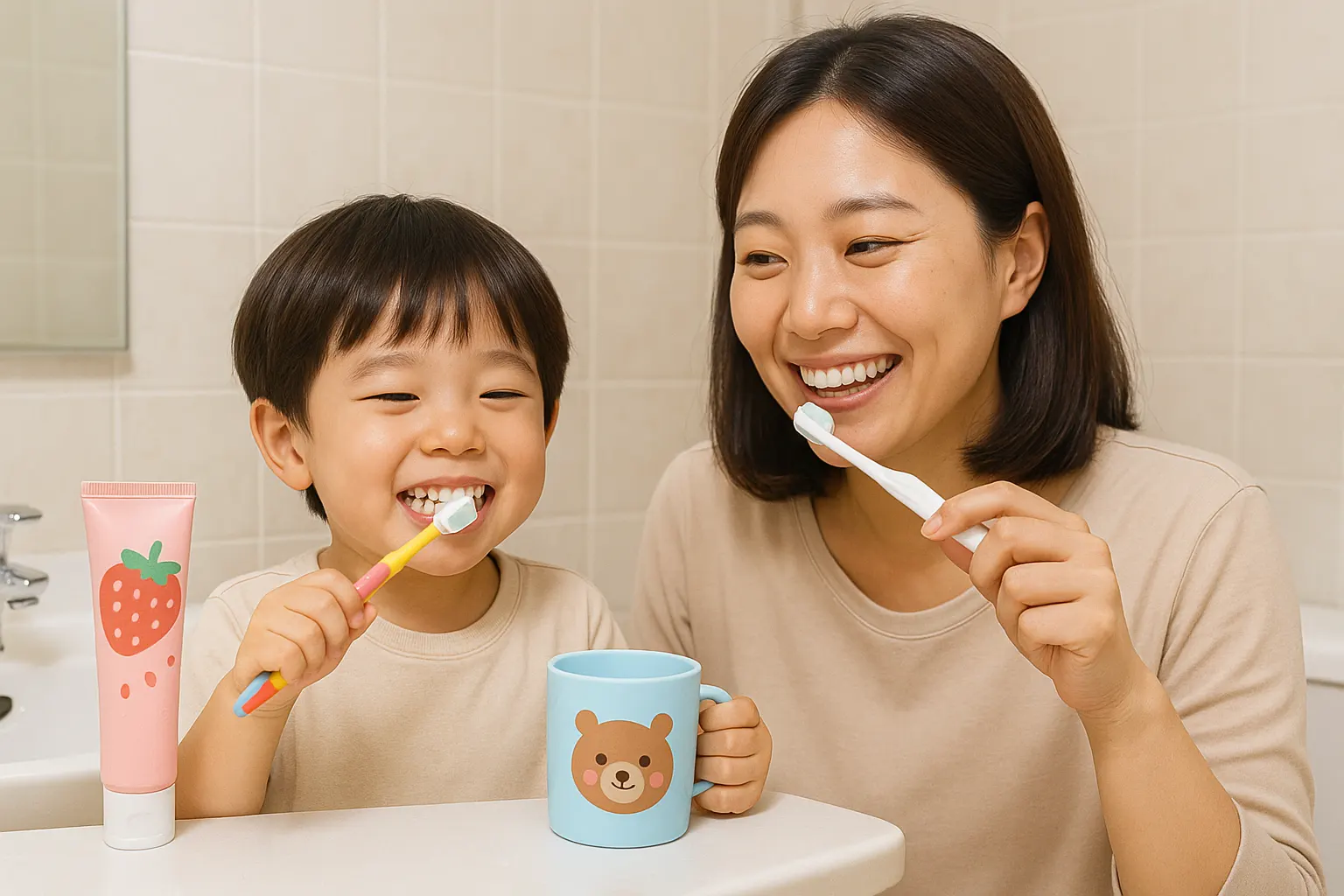 놀이와 같은 양치