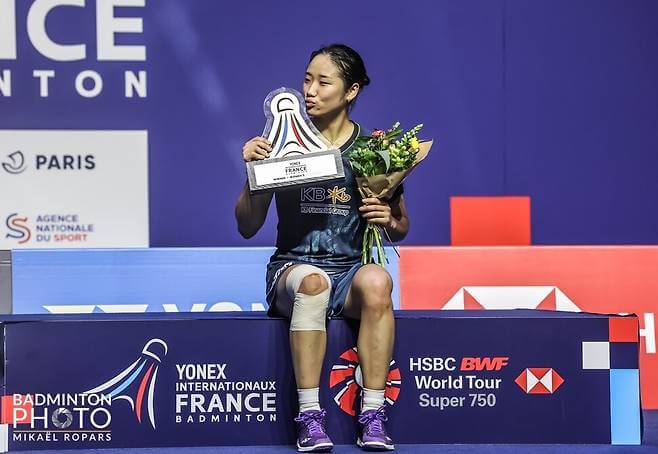 안세영 금메달&amp;#44; 슈퍼 그랜드 슬램 달성[파리올림픽 결승전 영상]