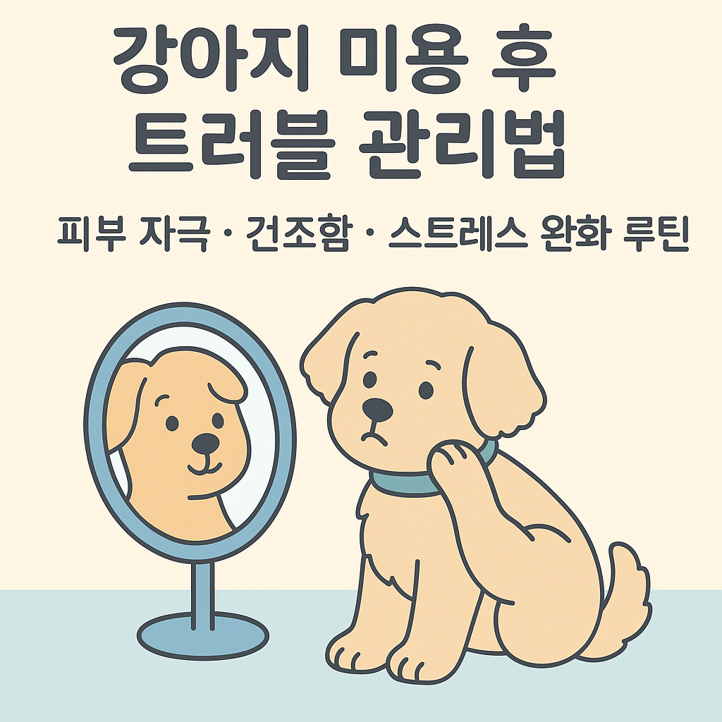 강아지 미용 후 트러블 완전정리 (1)