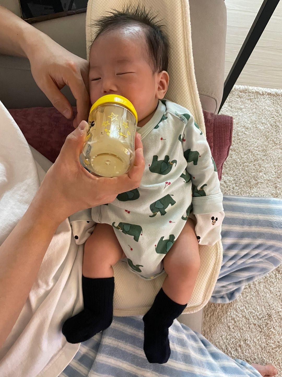수유시트 사용사진