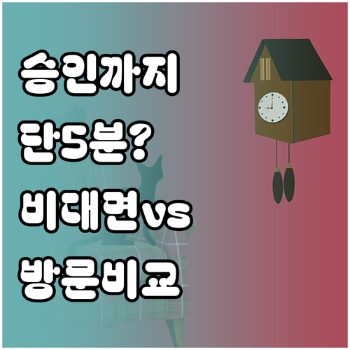 마이너스통장 대출 승인까지 걸리는 시..