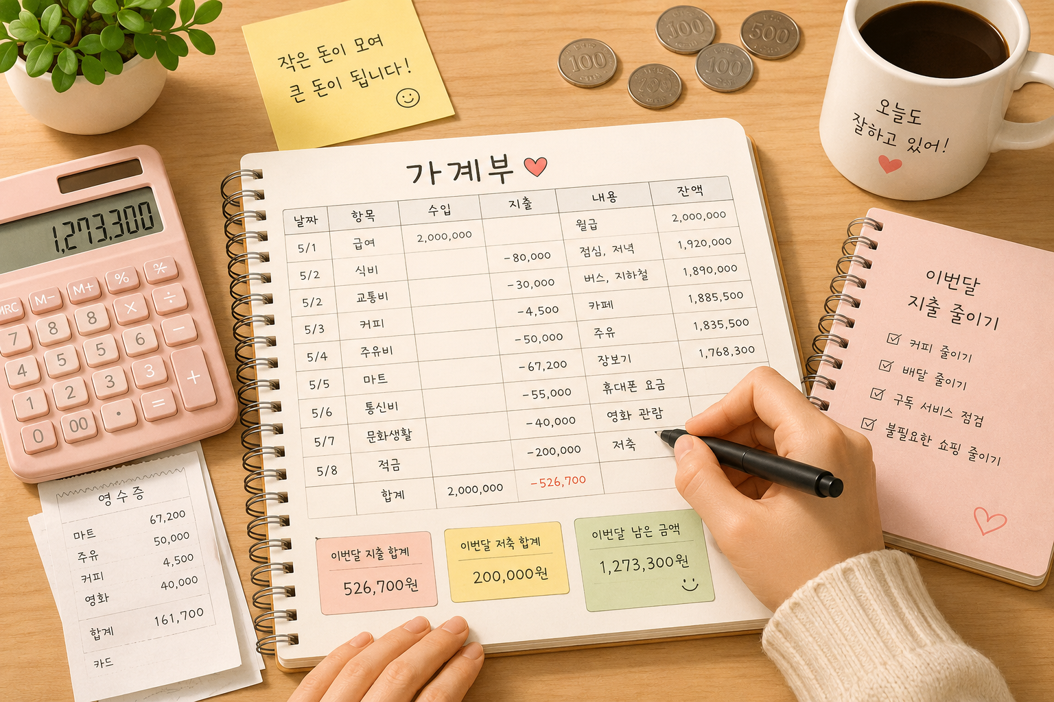 가계부 작성
