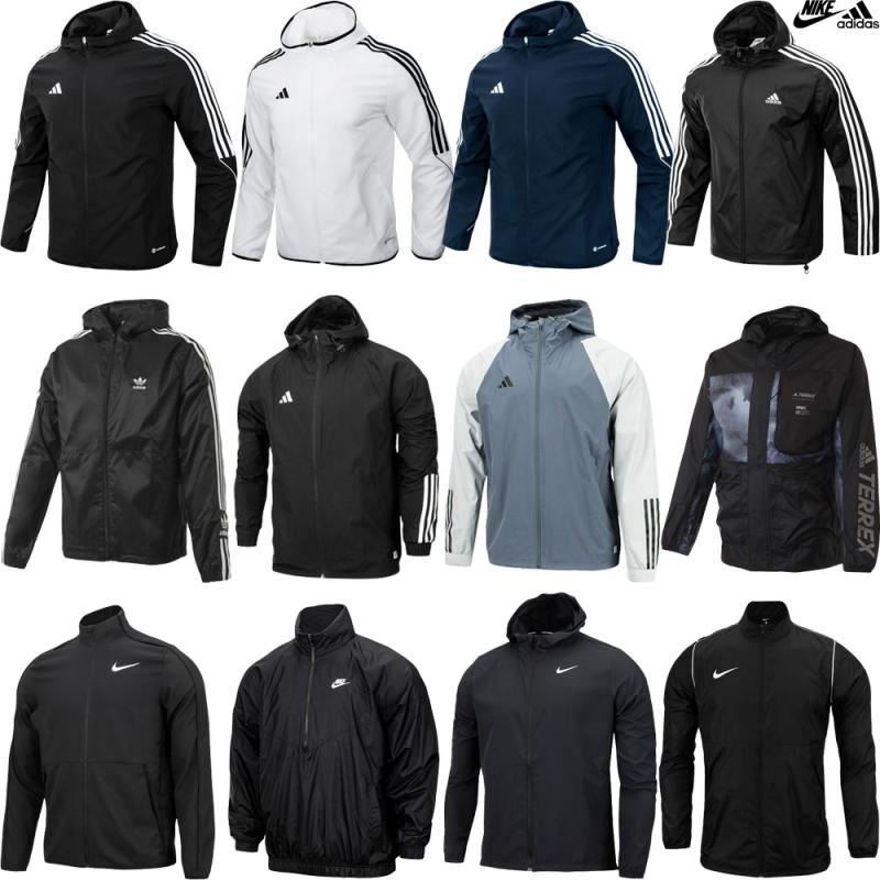 (매장판) 아디다스 나이키 바람막이 남성 여성 아노락 후디 재킷