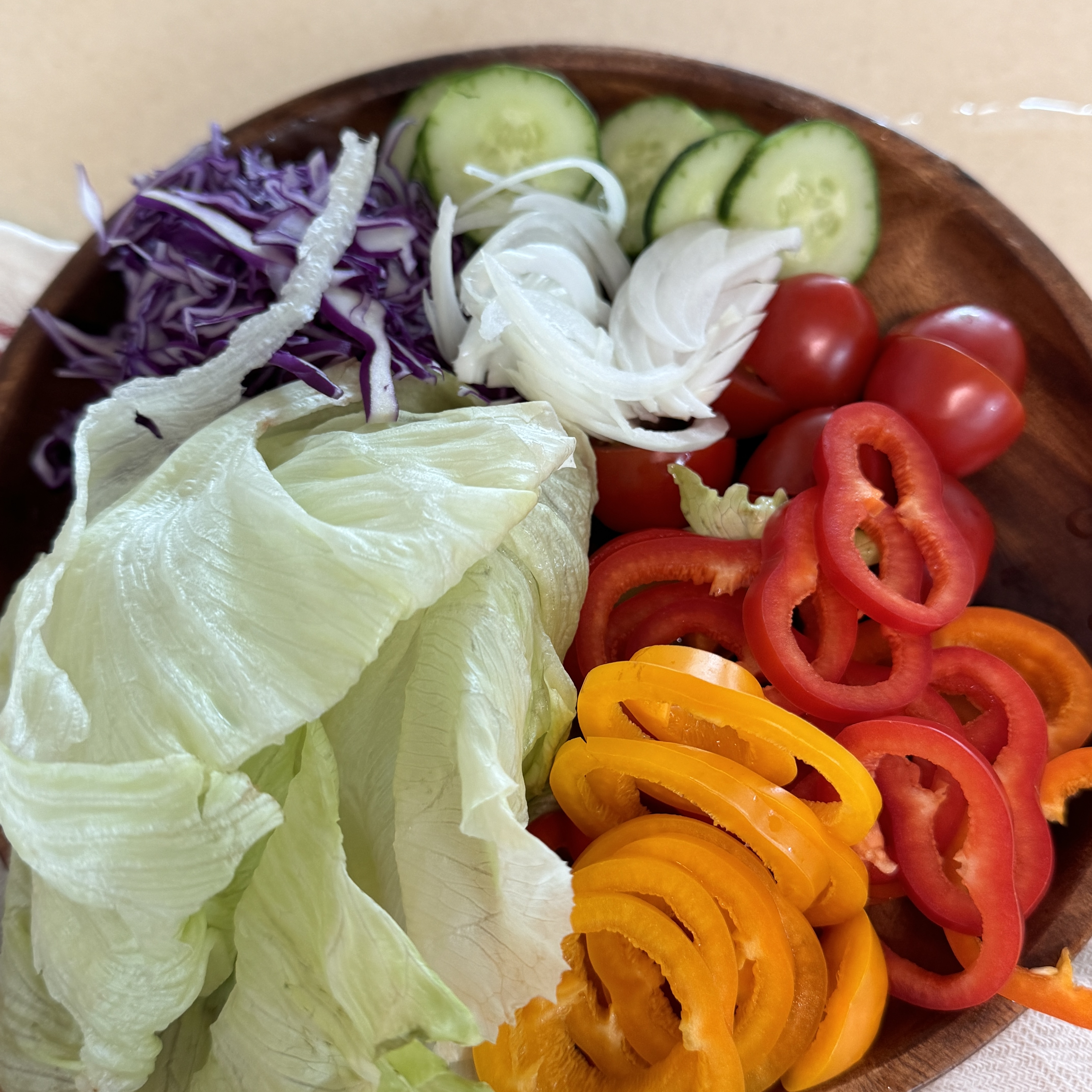 샐러드 파스타 만들기