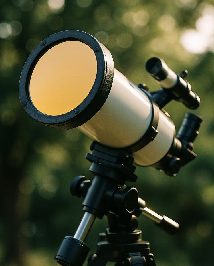 망원경으로 본다면? 절대 주의!