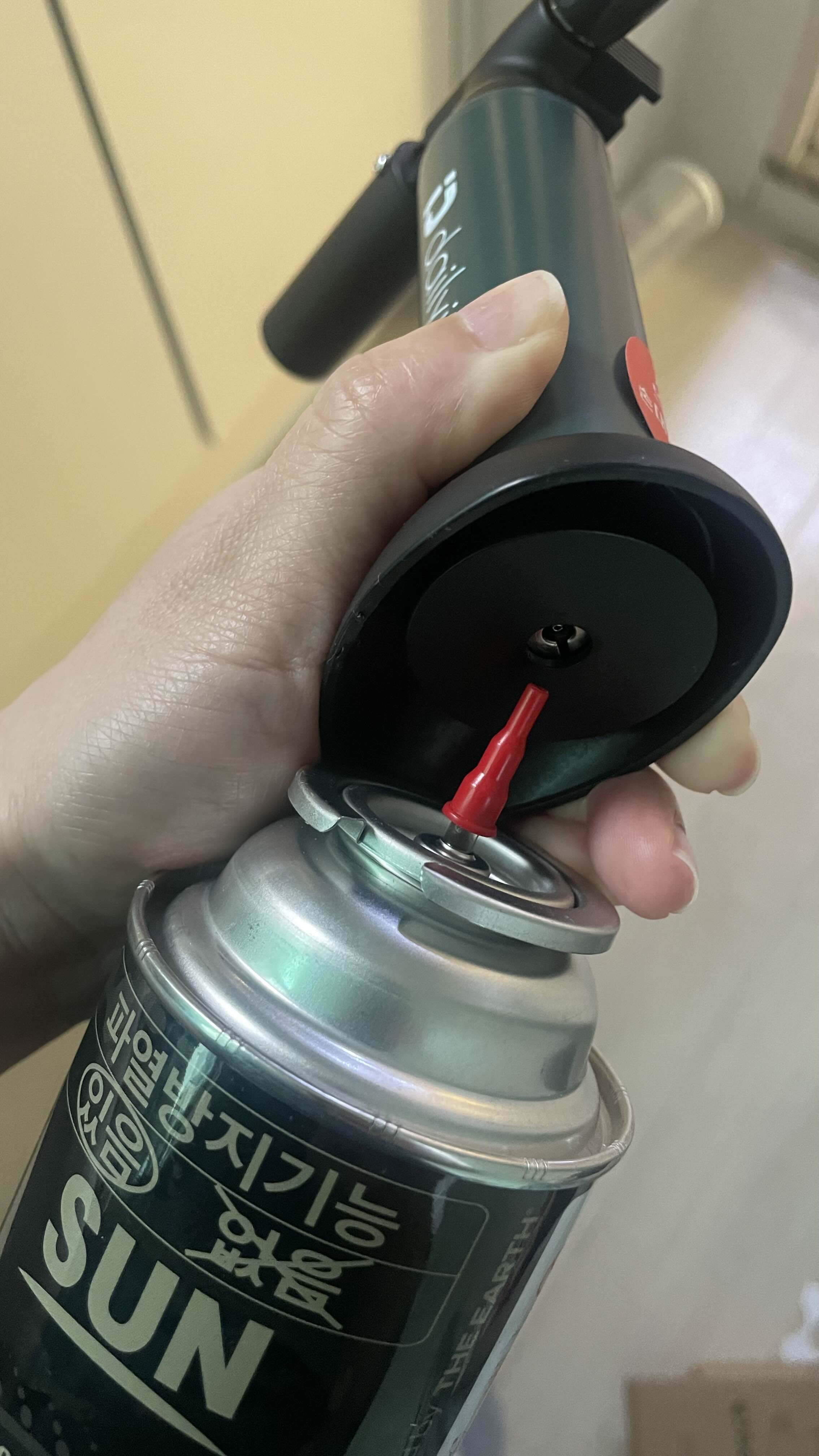 가정용 토치 사용법