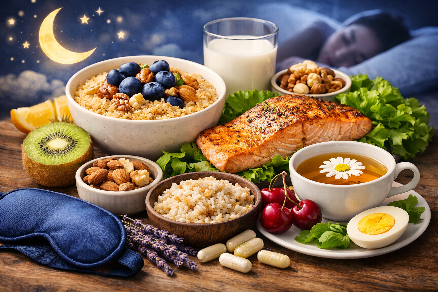 불면증 잡는 음식 궁합